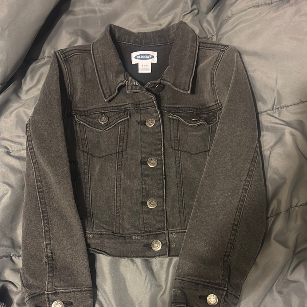 Old Navy Black Jean Jacket Classic Style